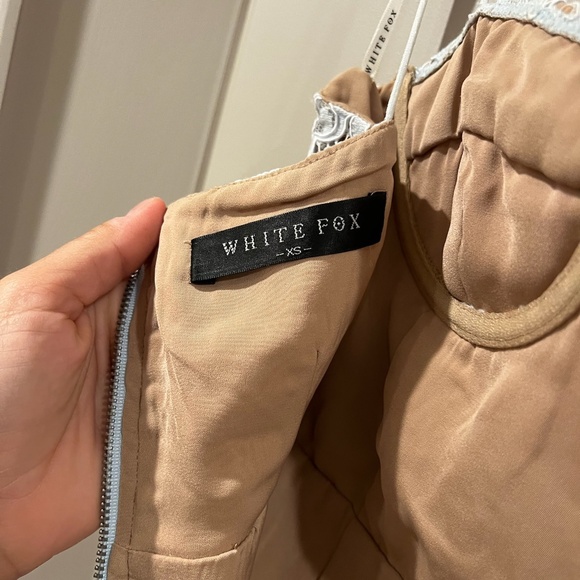 White Fox Ice Blue Lace Dress - Picture 5 of 5